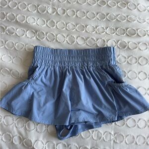 Free People Movement Get Your Flirt on Shorts - Cloudy Waters